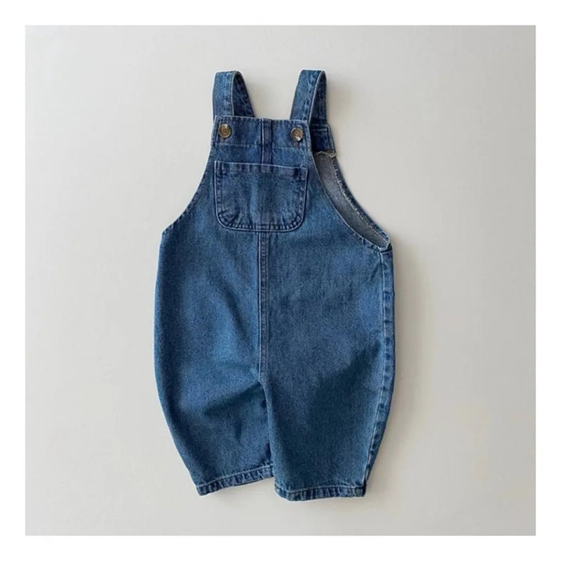 Children Clothing Set Autumn&Spring  HY22421 New Kid Romper Denim Jumpsuit Sleeveless Bodysuits for Toddler Boys&Girls