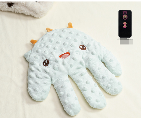 O bebê se acalma, as palmas das mãos batem palmas automaticamente e o embalam para dormir