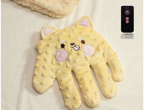 O bebê se acalma, as palmas das mãos batem palmas automaticamente e o embalam para dormir